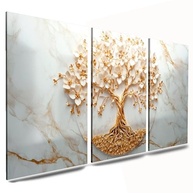 Quadro Decorativo Arvore da Vida em MDF Reflorestado | Conjunto 3 Peças 40x60cm para Decoração de Parede - imagem 2