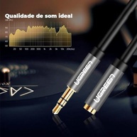 MPOWER Cabo Extensão Áudio 3.5mm Macho-Fêmea 5m: Som Ampliado com Qualidade Premium - imagem 3