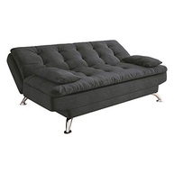 Sofá-Cama 3 Lugares Premium em Suede Cinza - Conforto e Estilo para Qualquer Ambiente - imagem 4