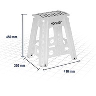 Banqueta Plástica Dobrável Vonder - Conforto e Praticidade em Qualquer Ambiente - imagem 3