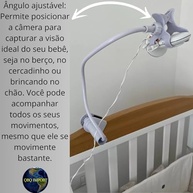 Suporte Flexível para Câmera de Bebê Universal – Ajustável e Versátil para Qualquer Ambiente - imagem 3