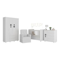 Quarto Completo com Poltrona de Amamentação Pimpolho Multimóveis – Design Moderno e Funcionalidade - imagem 2