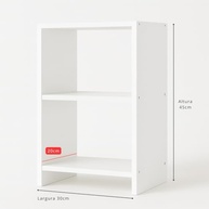 BOXFAN Mesa de Cabeceira Moderna com Nicho em MDF – Design Compacto e Funcional para Quartos Pequenos - imagem 3
