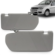 Quebra Sol Newtec Cinza Claro com Bolsa para Fiat Palio Weekend, Siena e Strada (2004-2019) - imagem 1