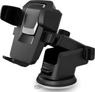 Suporte de Celular Universal para Carro: Waze, Uber, 99 | Ventosa Forte, Rotação 360° e Anti-Queda - imagem 1