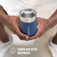 Stanley Copo Térmico Everyday 296ml Azul - Bebidas Quentes e Frias com Isolamento Avançado - imagem 3