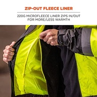Jaqueta bomber tipo R classe 3 Hi-Vis forrada com lã Ergodyne - imagem 5