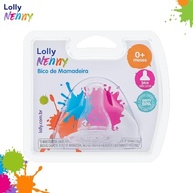 Lolly Bico Mamadeira R Transparente Universal - Seguro, Sem BPA e Confortável para Bebês - imagem 3