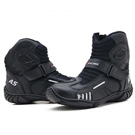 Bota motociclista AS-RACING respirável em couro 406 - imagem 4