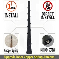 Antena de Rádio MINILAOMA Preta para Jeep Renegade (2015-2022) - Recepção Amplificada - imagem 4