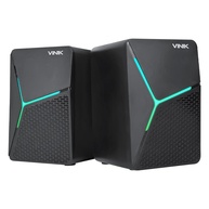 Caixa de Som Gamer Vinik Star 6W 2.0 LED Rainbow: Imersão e Estilo para Seu Setup! - imagem 1