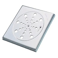 Ralo Grelha Inox Quadrado 15x15cm com Fecho Cromado Triplo - Design Moderno e Anti-Odor - imagem 3