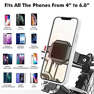 Suporte Celular Moto/Bicicleta 360°: Fixação Rápida! - imagem 2