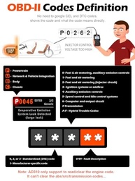 ANCEL Scanner OBD II AD310: Diagnóstico Rápido e Preciso para Seu Carro - imagem 4