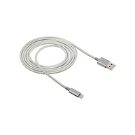Cabo Lightning Intelbras EUAL 15NB Nylon 1.5m Branco: Carregamento Rápido e Durabilidade para seu iPhone/iPad - imagem 3
