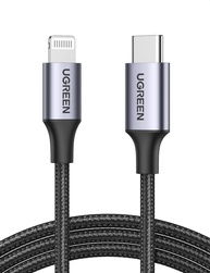Cabo UGREEN Lightning MFi Certificado: Carregamento Rápido e Transferência Segura para iPhone e iPad - imagem 1