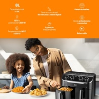 Air Fryer 8L Multi: Frite Sem Óleo e Mais Rápido! - imagem 2