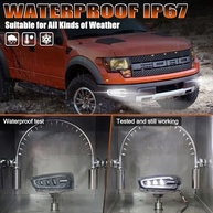 Luz de Neblina LED DRL Âmbar e Branca para Ford F150 Raptor 2010-2014: Estilo e Segurança Inovadores - imagem 5