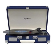 Vitrola Raveo Sonetto Chrome Navy: Vinil, Bluetooth, USB e Gravação MP3 - Estilo Vintage Azul! - imagem 4