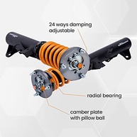 Coilovers maXpeedingrods T6 para BMW Série 3 E36 (1990-1999): Rebaixamento e Performance Ajustável - imagem 4