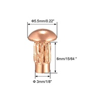 Rebites Sólidos de Cobre uxcell: Durabilidade e Condutividade para Suas Aplicações - imagem 3