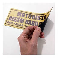 Imã de Carro "Recém Habilitada": Segurança e Estilo para Novas Motoristas - imagem 2
