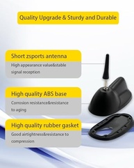 Antena Esportiva Curta para Mini Cooper R55/R56: Design Moderno e Recepção Superior - imagem 5