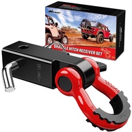 Kit de Reboque Nilight: Receptor 5cm + Manilha D 3" para Máxima Segurança e Recuperação - imagem 1