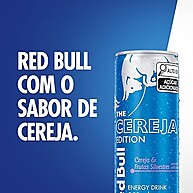 Pack de 4 Latas Red Bull Energético, Cereja e Frutas Silvestres, 250ml - imagem 5