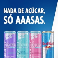 Pack de 24 Ltas Red Bull Energético, Winter Edition, Blueberry&Baunilha, Sem Açúcar 250ml - imagem 2