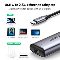 Adaptador Ethernet 2.5Gbps USB-C: Turbo para sua Rede! - imagem 2