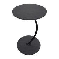 Mesa de Apoio Redonda em Aço Carbono | Design Moderno e Versátil para Ambientes Pequenos - imagem 3