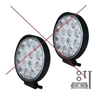 Kit 2 Faróis de Milha Redondo 42W 14 LEDs Cree Ultra Led 10-30V - Iluminação Potente Off Road - imagem 5