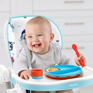 Cadeira Alta Chef's Chair Azul Fisher-Price - Segurança e Conforto para Refeições Saudáveis - imagem 3