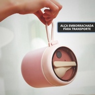 Pote Térmico Rosa 530ml com Colher - Aço Inox para Frutas, Sopas e Refeições Práticas - imagem 4