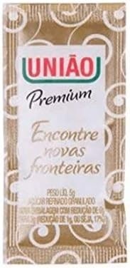 AÇÚCAR REFINADO UNIÃO PREMIUM SACHÊ 5G CAIXA 1.000 UNIDADES - imagem 1