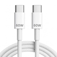 Cabo USB-C Turbo 2m: Carregamento Rápido 60W, Nylon Reforçado para iPhone 15/16, Notebooks e Tablets - imagem 2