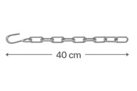 Corrente Alongador Extensora para Rede de Dormir - Aço Reforçado 40cm (Kit com 2 Unidades) - imagem 4