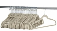 Kit 50 Cabides Reforçados de Veludo Antideslizante com Gancho 360° - Organize seu Guarda-Roupa com Estilo - imagem 1