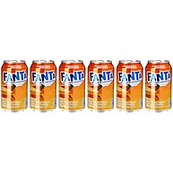 Fanta Laranja Zero: Refrescância Sem Açúcar (6 Latas 350ml) - imagem 1