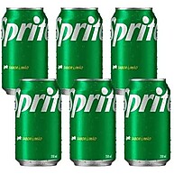 Sprite 350ml: Refrescância em Pack 6 Latas - imagem 1