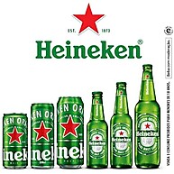Heineken Sleek 350ml: Pack 12 Latas Refrescantes - imagem 1