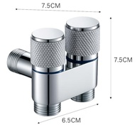 Válvula Dupla de Registro Inox Premium para Torneira e Banheiro - Controle Total, Design Moderno, Instalação Fácil - imagem 2
