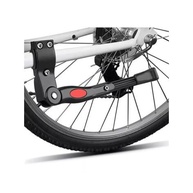 Descanso Lateral Pezinho Alumínio Regulável Emborrachado para Bicicleta Bike MTB 20-29 (Preto) - imagem 5