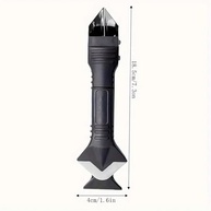 Kit 3 em 1: Ferramenta Profissional para Rejunte de Silicone com Aço Inoxidável e Raspador - imagem 3
