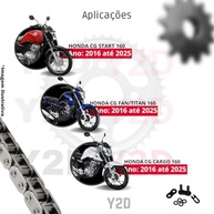 Kit Relação Scud Completo: Potencialize sua Honda CG Titan, Fan e Start 160 com Retentor! - imagem 3