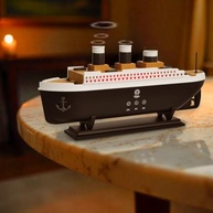 Difusor de Aroma Titanic Umidificador LED Colorido com Controle Remoto - O Navio da Relaxação - imagem 2