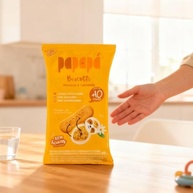 Kit 5 Biscoitos Biscotti de Maracujá e Camomila 60g - Papapá | Delícia Saudável e Relaxante - imagem 5