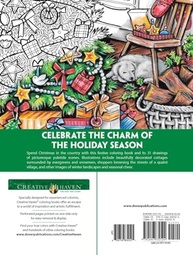 Creative Haven Country Christmas: Livro de Colorir Adulto para um Natal Rústico e Relaxante - imagem 3