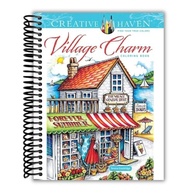 Creative Haven Village Charm: Livro de Colorir Encantador para Relaxar - imagem 2